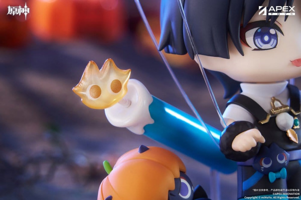 Genshin Impact You Ye Qi Xiang Series Chibi Chara PVC Statue Wanderer 10 cm 2