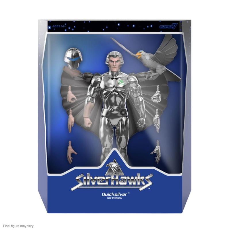 SilverHawks Ultimates Action Figure Quicksilver (Toy Version) 18 cm