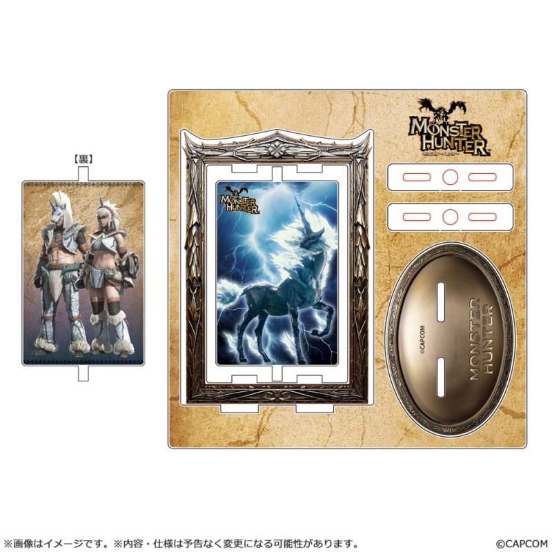 Monster Hunter Acrylic Stand Kirin Rotating 14 cm 1