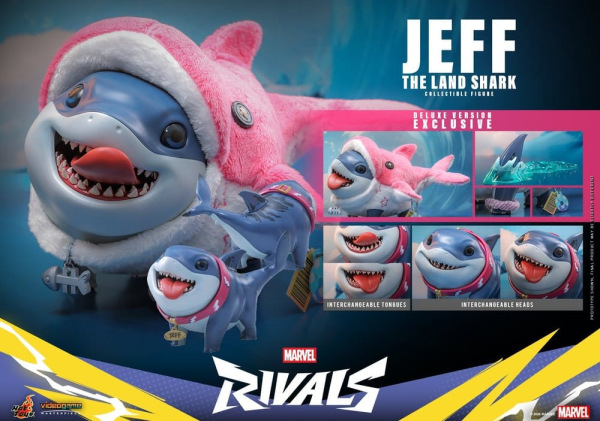 Marvel Rivals Videogame Masterpiece Series Action Figure Jeff the Land Shark (Deluxe Version) 11 cm 8