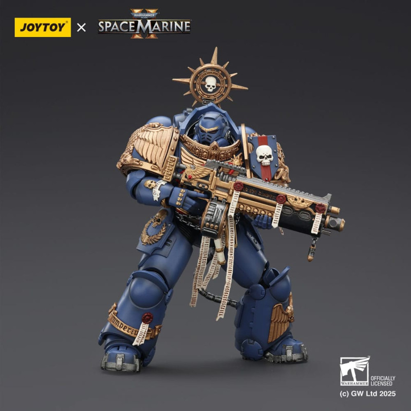 Warhammer 40,000: Space Marine 2 Action Figure Ultramarines Heavy Relic Primus Armor with Heavy Reli 3
