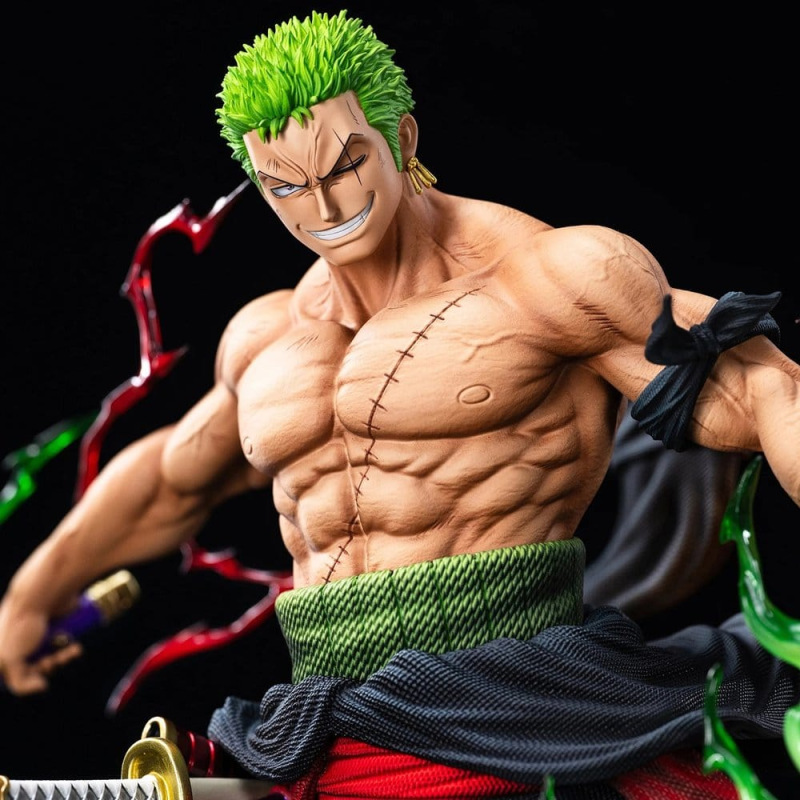 One Piece Legendary Straw Hat Crew Series Statue Roronoa Zoro (Premium Version) 34 cm 3