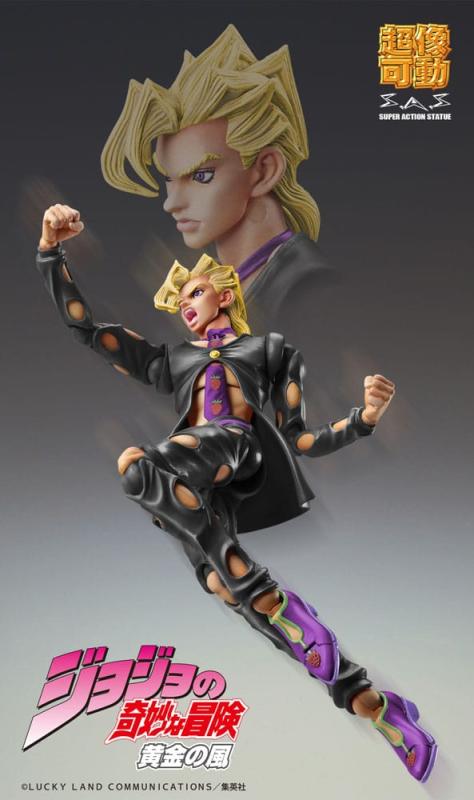 JoJo's Bizarre Adventure Part 5: Golden Wind Action Figure Chozokado (Pannacotta Fugo Ver. Black) 15