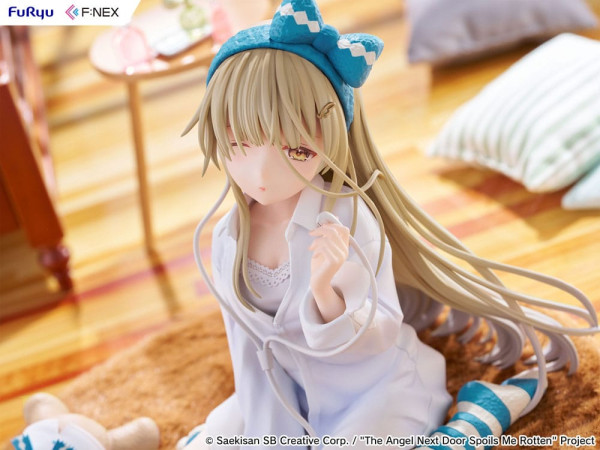 The Angel Next Door Spoils Me Rotten F:Nex PVC Statue 1/7 Mahiru Shiina Relax Ver. 14 cm 4