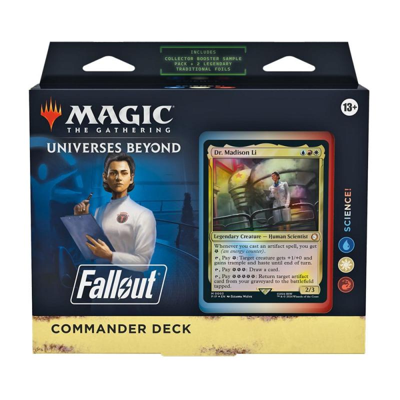 Magic the Gathering Universes Beyond: Fallout Commander Decks Display (4) english