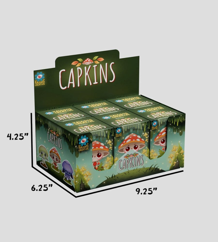 Capkins Mini Figures S1 7 cm Blind Box Display (6) 10
