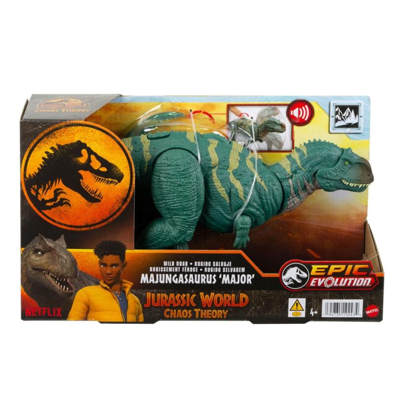 Jurassic World Epic Evolution Action Figure Wild Roar Majungasaurus