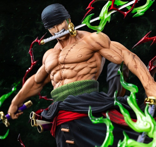 One Piece Legendary Straw Hat Crew Series Statue Roronoa Zoro (Premium Version) 34 cm 4