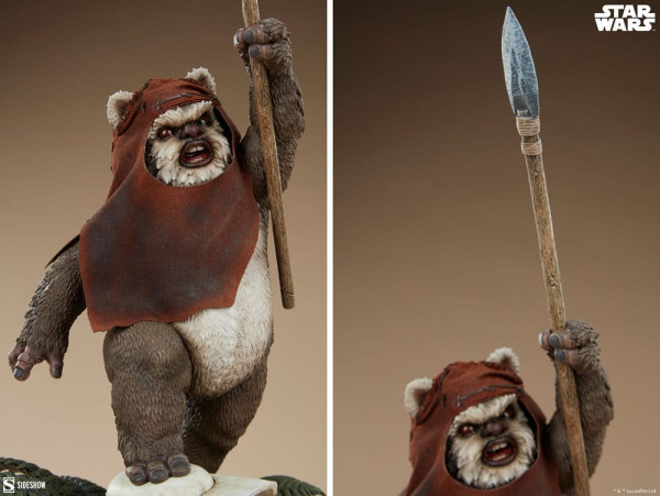 Star Wars: Episode VI - Return of the Jedi Premium Format Statue Wicket 46 cm 9