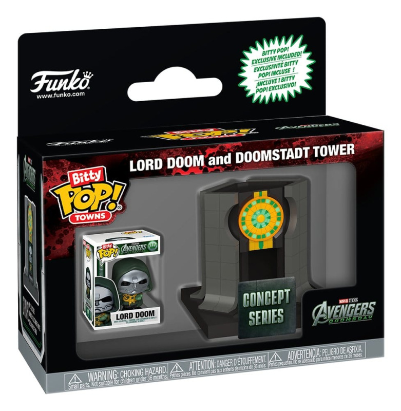 AVD Bitty POP! Town Lord Doom and Doomstadt Tower 1