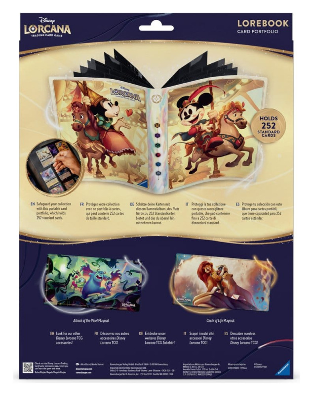 Disney Lorcana TCG Card Portfolio Mickey & Minnie 2