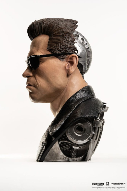 Terminator Replik 1/1 T-800 Model 101 Art Mask Painted Standard Version 46 cm 5