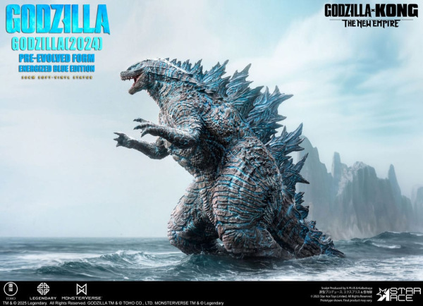 Godzilla vs. Kong: The New Empire Soft Vinyl Statue Godzilla (2024) Evolved Blue Edition 28 cm 2