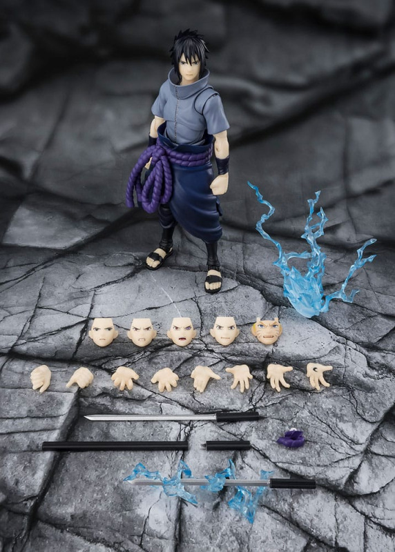 Naruto S.H.Figuarts Action Figure Sasuke Uchiha Solitary Shinobi 15 cm 7