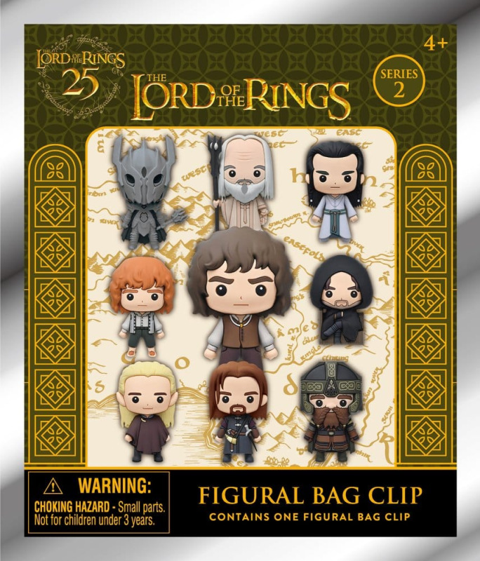 Lord of the Rings 3D Foam Bag Clips Series 2 Display (24) 2