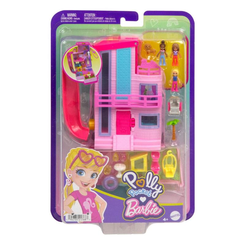 Barbie Polly Pocket Mini Figures & Playset Dollhouse