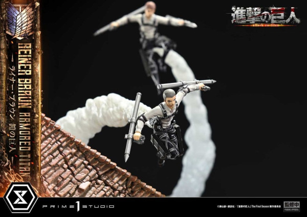 Attack on Titan (TV animation) Ultimate Diorama Masterline Statue Reiner Braun Armored Titan 75 cm 10