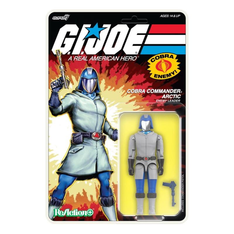 GI Joe ReAction+ Action Figure Wave 3 Arctic Cobra Commander (Cartoon) 10 cm 2