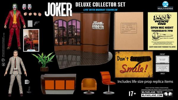 Joker DC Multiverse (Joker Movie) Deluxe Colllector Action Figure The Joker (Live with Murray Frankl 3