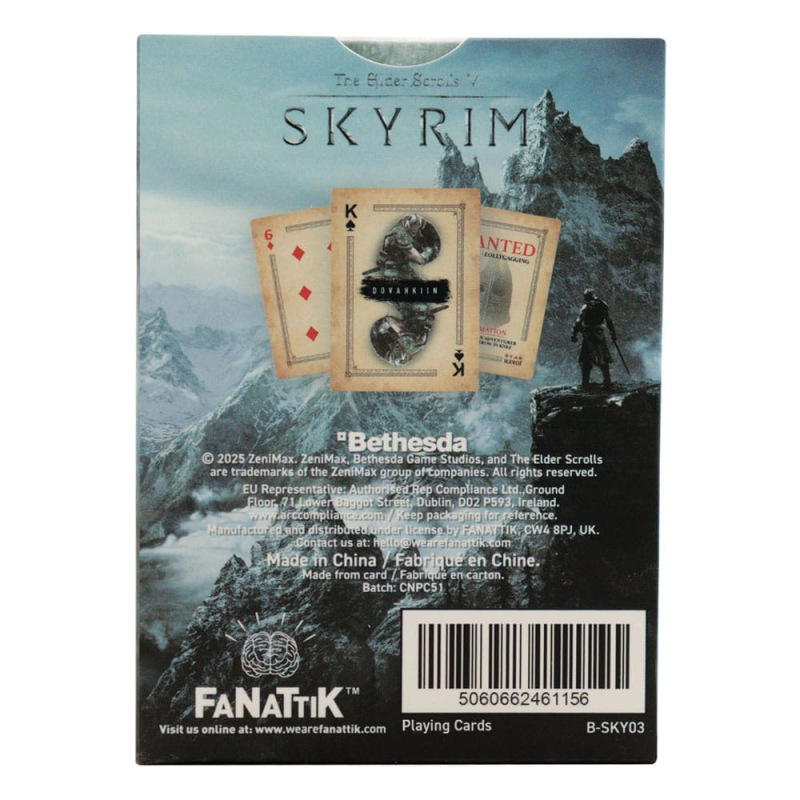 Elder Scrolls Skyrim Playing Cards Display (12) 2