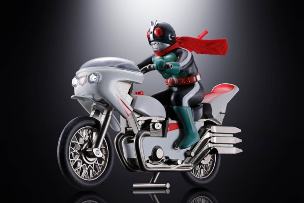Kamen Rider Chogokin Diecast Action Figure Cyclone (Masked Rider 2) 9 cm 3