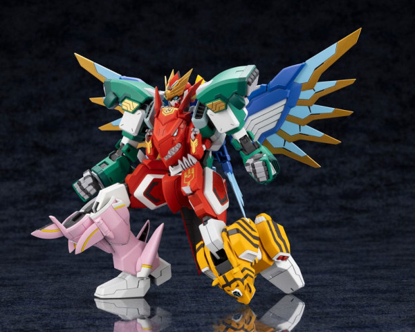 The Red Ranger Becomes an Adventurer in Another World Plastic Model Kit Maximum Kizuna Kaiser 17 cm 6