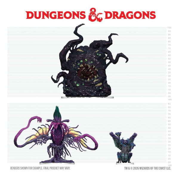 D&D Icons of the Realms Boxed prepainted Miniatures Eldritch Enemies of Ravenloft 1