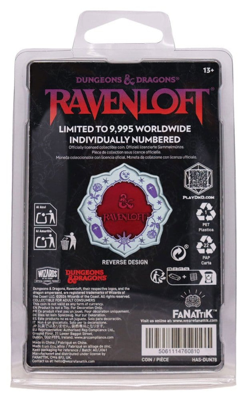 Dungeons & Dragons Collectable Coin Ravenloft Limited Edition 2
