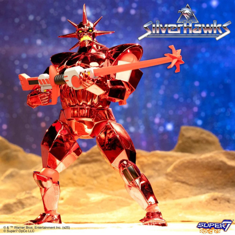 SilverHawks Ultimates Action Figure Mon*Star Metallic Vac Metal 18 cm 1