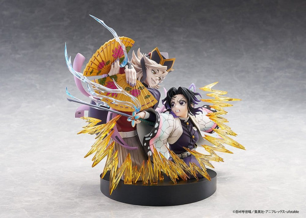 Demon Slayer: Kimetsu no Yaiba PVC Figures 2-Pack Shinobu Kocho & Doma 18 cm 5