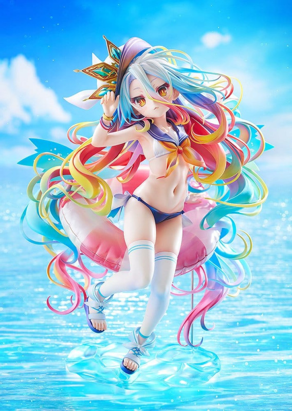 No Game No Life Statue 1/7 Shiro: Sailor-Style Swimsuit Ver. 24 cm 1