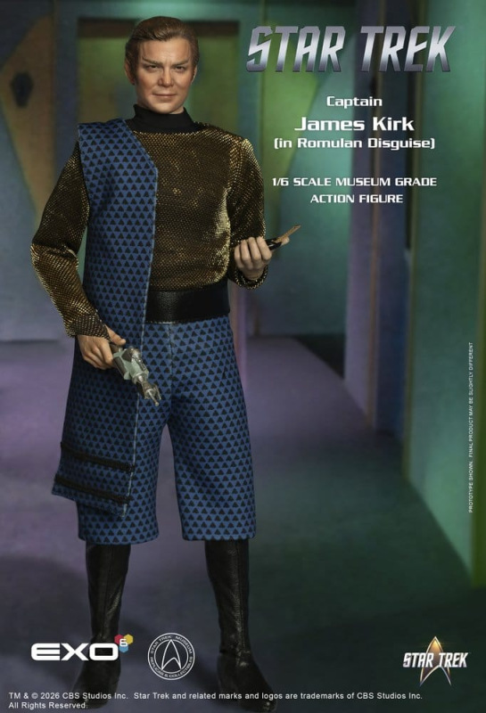 Star Trek: The Original Series Action Figure 1/6 Captain James T. Kirk (Romulan Disguise) 29 cm 7