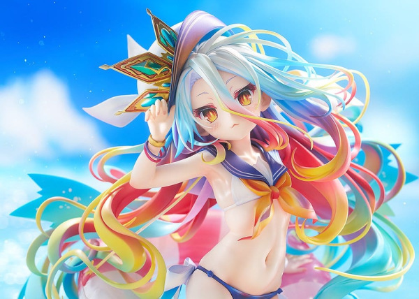 No Game No Life Statue 1/7 Shiro: Sailor-Style Swimsuit Ver. 24 cm 2