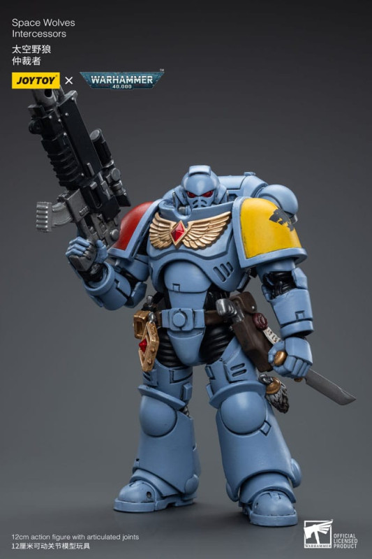 Warhammer 40k Action Figure 1/18 Space Wolves Intercessors 12 cm 3