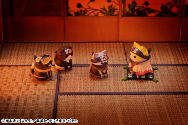 Naruto Shippuden Mega Cat Project Nyaruto! Once upon a time in Konoha village Mini Figures 3 cm Blin 10