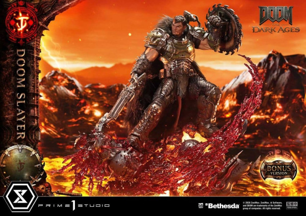 DOOM: The Dark Ages Ultimate Premium Masterline Series Statue 1/4 DOOM Slayer DX Bonus Version 77 cm 4