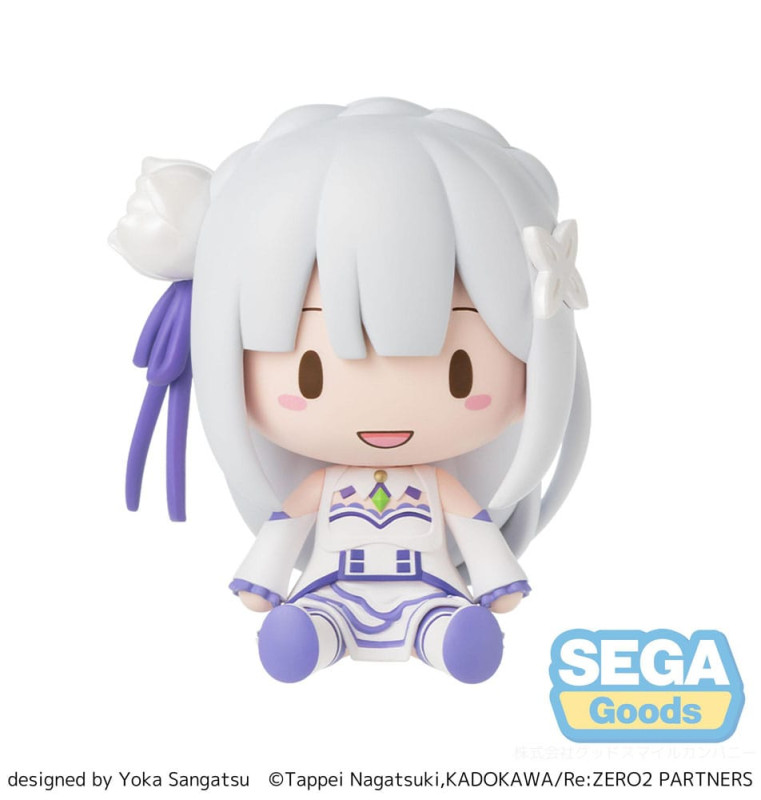 Re:Zero Starting Life in Another World Fuwa Petit Chibi Figure Emilia 8 cm 4