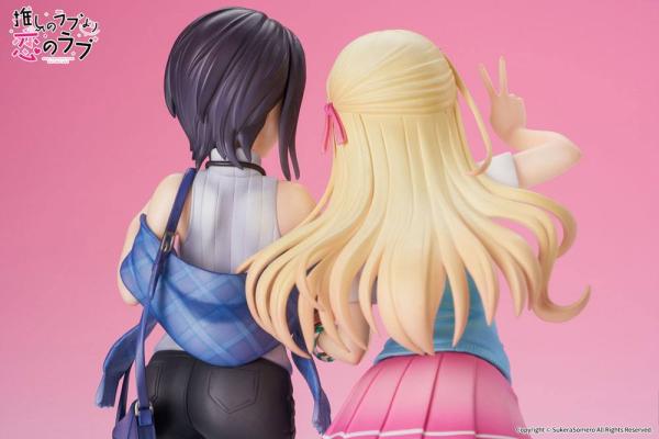 OshiRabu: Waifus Over Husbandos Statue 2-Pack 1/7 Ren Furutachi & Akuru Hayahoshi 23 cm