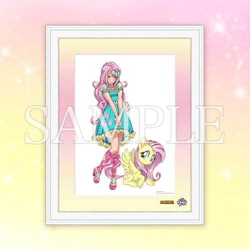 My Little Pony Chara Fine Graph Art Print Bishoujo Fluttershy 43 cm 4