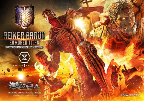 Attack on Titan (TV animation) Ultimate Diorama Masterline Statue Reiner Braun Armored Titan 75 cm 1