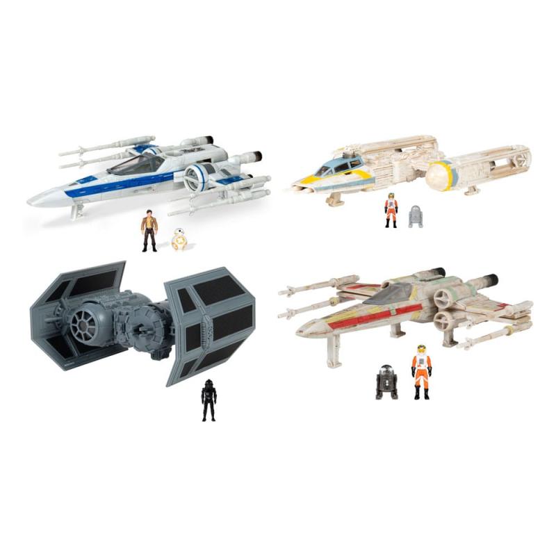 Star Wars Micro Galaxy Squadron Vehicles with Figures Medium 13 cm Assortment (4)