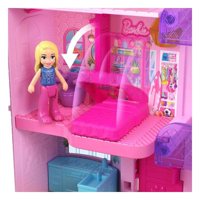 Barbie Polly Pocket Mini Figures & Playset Dollhouse