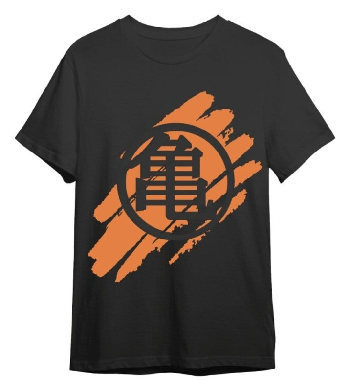 Dragon Ball T-Shirt Logo Kame Black Size M 1