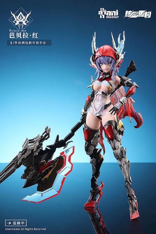 Original Character Plastic Model Kit Alloy Articulated Assemblable Model Thunderbolt-Barbera Red 21 4