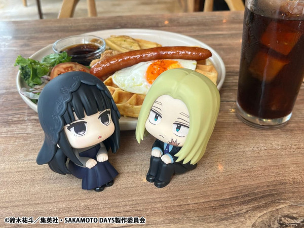 Sakamoto Days Look Up PVC Statue Shishiba & Osaragi Set (with gift) 11 cm 4