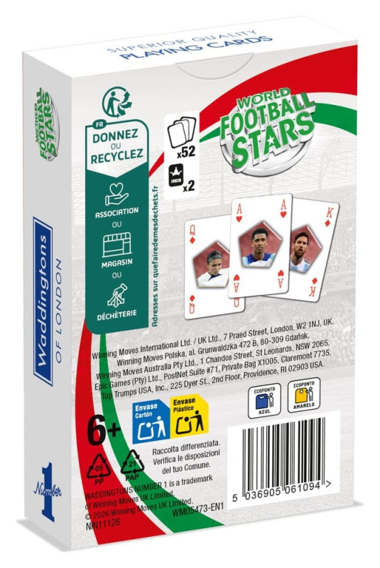 World Soccer Stars No 1 Playing Cards *English Version* 4