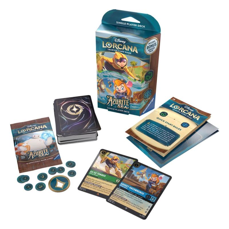 Disney Lorcana TCG Azurite Sea Starter Decks Display (8) *English Edition*