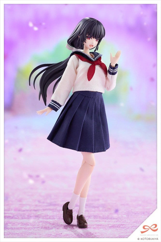 Sousaishojoteien Plastic Model 1/10 Kiru Pla Kuon Yakushiji Touou High School Uniform 16 cm 1