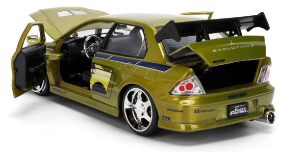 Fast & Furious Diecast Model 1/24 Anniversary Mitsubishi 9 cm 9