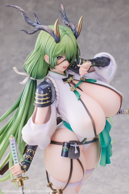 Original Character PVC Statue 1/6 Dokuganryu-chan Illustrated by Mataro Deluxe Edition 30 cm 6